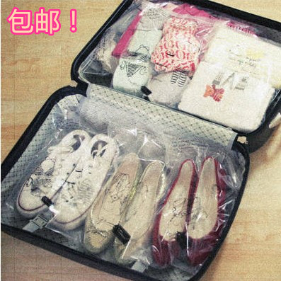 旅遊行李箱塑料防水收納袋泳衣整理袋內衣服裝鞋子歸類拉邊自封袋在類目 收納整理, 家庭收納用具, 收納袋, 其他收納袋中 - 來自Buy2taobao.com提供專業的淘寶代購服務