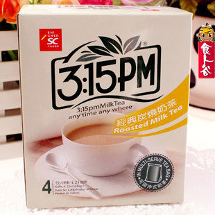  【新品特促】台湾食品 三点一刻/3点1刻 经典炭烧奶茶4包入 80g