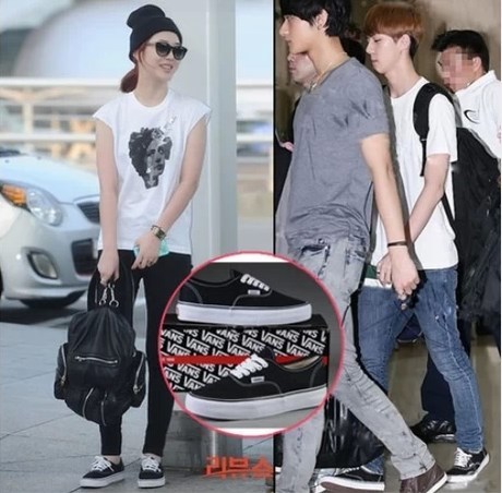 韩版FX郑秀晶Krystal吴世勋EXO鹿晗李敏镐同