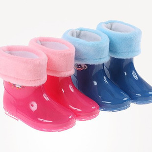  新款正品儿童雨鞋男童靴子女童雨靴宝宝防水鞋中小童雨靴