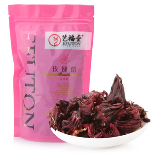  买五包邮 艺福堂 玫瑰茄 洛神花茶 特级 玫瑰茄茶 50克/袋 QS认证