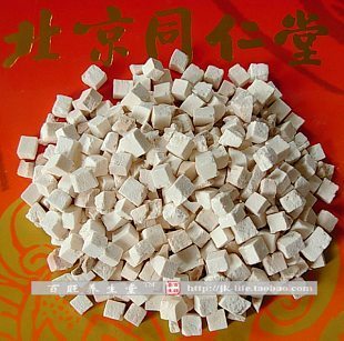  三白汤原料/精选白茯苓丁 北京同仁堂中药材 美白去斑 正品200g
