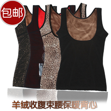 贝莱娅 2011冬季 保暖背心女托胸塑身内衣羊绒加厚 双层保暖