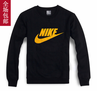  耐克/nike 运动男装 青少年外套 秋装新品加厚抓绒套头卫衣NSW