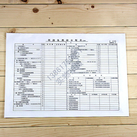 应交增值税明细表 利润表及利润分配表(月报)8