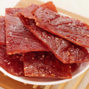  糖糖屋 淘零食 新鲜烤制 靖江特产 蜜汁猪肉脯200g(210)