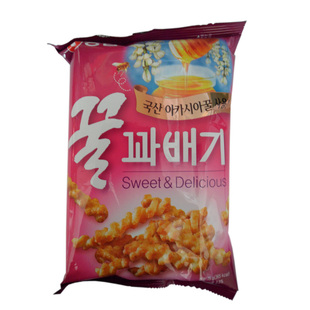  特价促销 韩国零食 韩国膨化食品 农心蜂蜜糖条75克