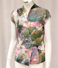 博玺华服10-X1236款 中老年唐装正品夏装 纯棉短袖