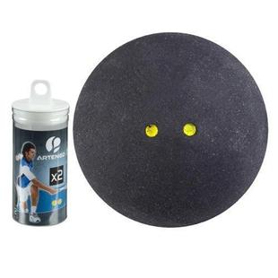 Decathlon squash (double yellow dot 2 Pack) ARTENGO SQ BALL DOUBLE YELLOW X2