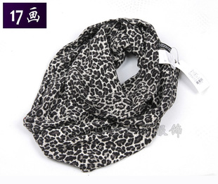 17 pictures 2012 new style fashion ladies ' foreign trade original form warm Leopard scarf women spring and autumn scarf sets of head and neck