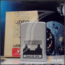 原装正版ZIPPO打火机 1979年美国三里岛核泄露事故纪念 经典款