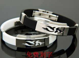  钛钢手链情侣饰品 手链 女 情侣 韩版手链 男士手链 免费刻字