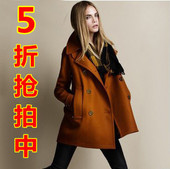 Spring and Autumn winter 2012 the new Europe and the United States high-end British style, Ms. wool overcoats