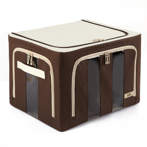 牛津布钢架百纳箱...