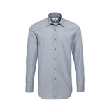 美国代购登喜路<span class=H>Dunhill</span>2012装新款男装长袖衬衫纯棉DJM280SKYBLUE