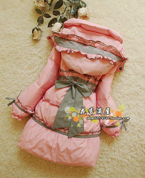 热销50000件!独家发售星羽小丫儿童羽绒服 女童中长款特价