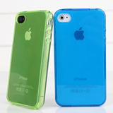 iphone4s手机壳 硅胶透明清水套 苹果4手机套 iphone4外壳保护套