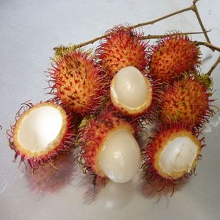 泰国进口红毛丹\/毛荔枝 新鲜水果 比柚子营养 果