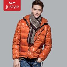 【Justyle】秋冬新品5色保暖短款假两件男士羽绒服 男款外套