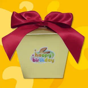  霹雳mit签语饼 幸运饼干精致生日礼盒 品牌特色食品 创意生日礼物