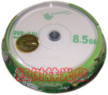 原装香蕉d9刻录盘 DVD DL 双层 10片桶装 空白光盘 8.5G 刻录光盘