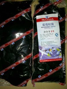  味好美 蓝莓酱 果酱 圣代果酱冰淇淋果酱1升/袋 *12袋