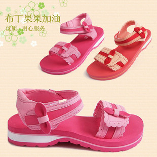 越南鞋平仙中大童鞋，夏季蝴蝶结儿童凉鞋，女童鞋沙滩小学生