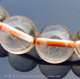  正品巴西纯天然金发晶手链 水晶男女款 辟邪招财 旺财助事业 超值