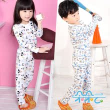 云儿宝贝春款童装可爱印花男女童两件套 宝宝内衣套装TT-690