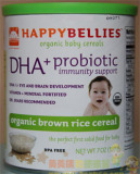 美国Happybellies禧贝有机糙米粉一段补锌 0231