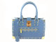 Louis Vuitton LV路易威登08新款蓝色全羊皮铆钉手提包