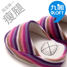 特价新款淘宝唯一 彩虹美腿拖鞋(半脚)/减肥拖鞋/健美拖/瘦身拖鞋
