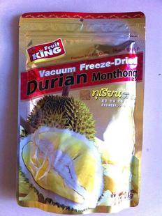  5袋包邮泰国原装进口金枕头榴莲干最新包装100克