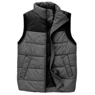  秋冬新款休闲棉马甲男 韩版潮男棉背心修身时尚坎肩马夹特价
