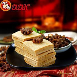  久久丫麻辣小方干 豆腐干180克(200)休闲豆干小零食 好吃就啃我吧
