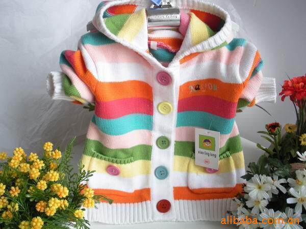 星/日月童神/童装/儿童新品/少女儿童毛衣<em>开衫</em>/