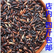 云南墨江紫米500g四斤包邮 带胚芽紫糙米  五谷杂粮粗粮补血补铁
