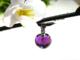 精美紫晶苹果吊坠