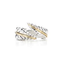 Separación TIFFANY pluma anillo.  Anillo de Tiffany / joyas / accesorios de moda / joyería de plata 925