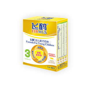  【满400减100现金】飞鹤飞帆3段婴幼儿配方奶粉 400g/盒