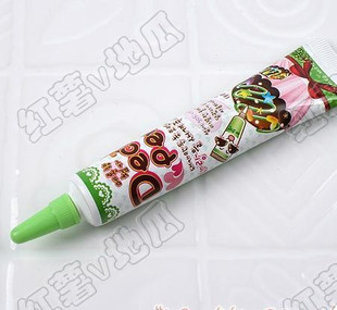 韩国产水果系列 DIY 巧克力笔 1支 哈密瓜口味
