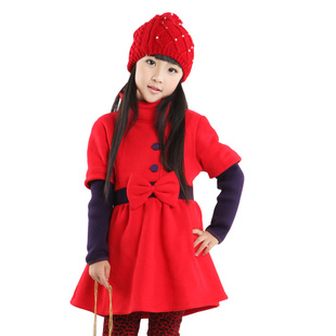  童装儿童连衣裙冬装新款女童长袖连衣裙秋冬裙韩版小孩公主裙