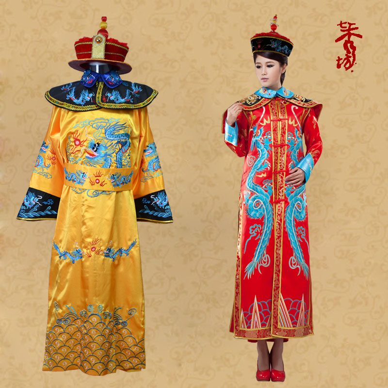 古装皇帝龙袍 清朝皇帝服装 古装绣花龙袍皇后服装|ruв категории Женская одежда, костюм/национальная одежда/театр костюм, национальная одежда/этап погрузки - от Buy2taobao.com для оказания профессиональной услуги покупки агента Taobao