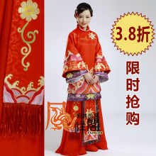 凤祥阁/秀和服应采儿结婚旗袍敬酒服冬装/秀禾装新娘秀禾服/涟
