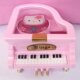 粉可爱的hello kitty钢琴造型音乐盒