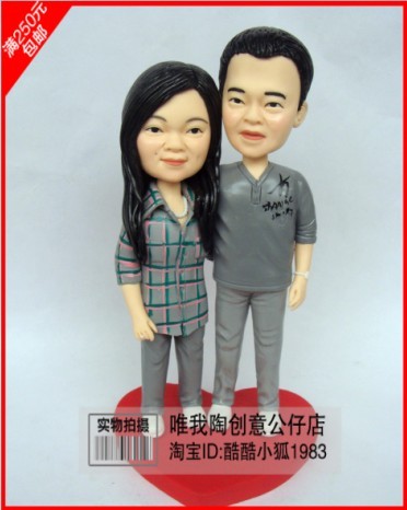 真人公仔软陶人偶定制Q版陶人小蜡像人物雕塑克隆泥人玩偶包邮|ruв категории персональные настройки/разработка услуг/DIY, ежедневно/украшения на заказ, кукла/кукла настройки, глиняные куклы - от Buy2taobao.com для оказания профессиональной услуги покупки агента Taobao
