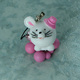 可爱的红色铃当小老鼠手机链