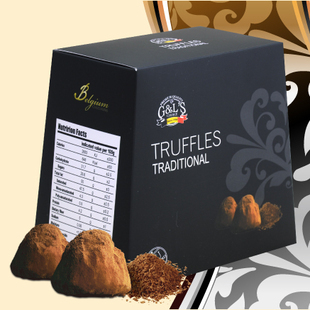  特价巧克力礼物进口德菲斯德菲丝松露巧克力1000g黑色传统1kg包邮