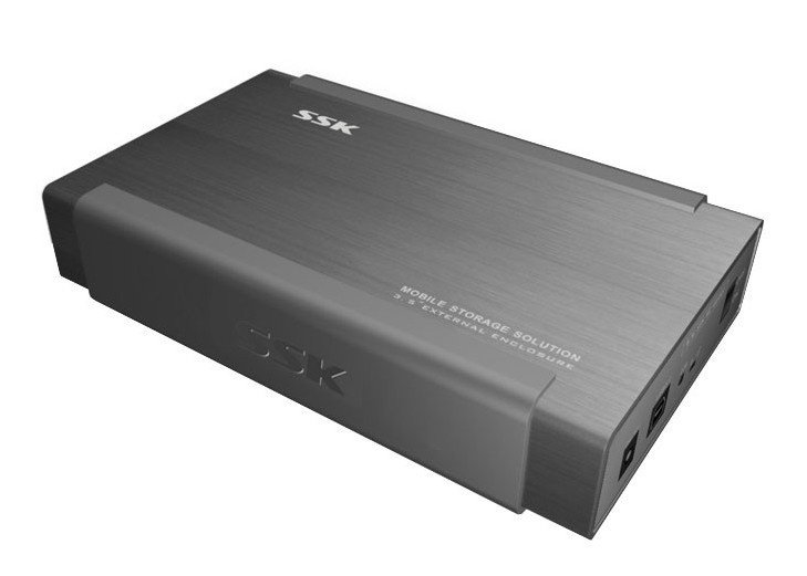 飚王USB3.0硬盘盒3.5寸移动硬盘盒/带写保护/HE-G3301/送螺丝刀