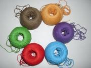 1.5mm彩色麻绳 DIY手工材料 饰品编织绳 吊牌 夹照片 11元=1卷